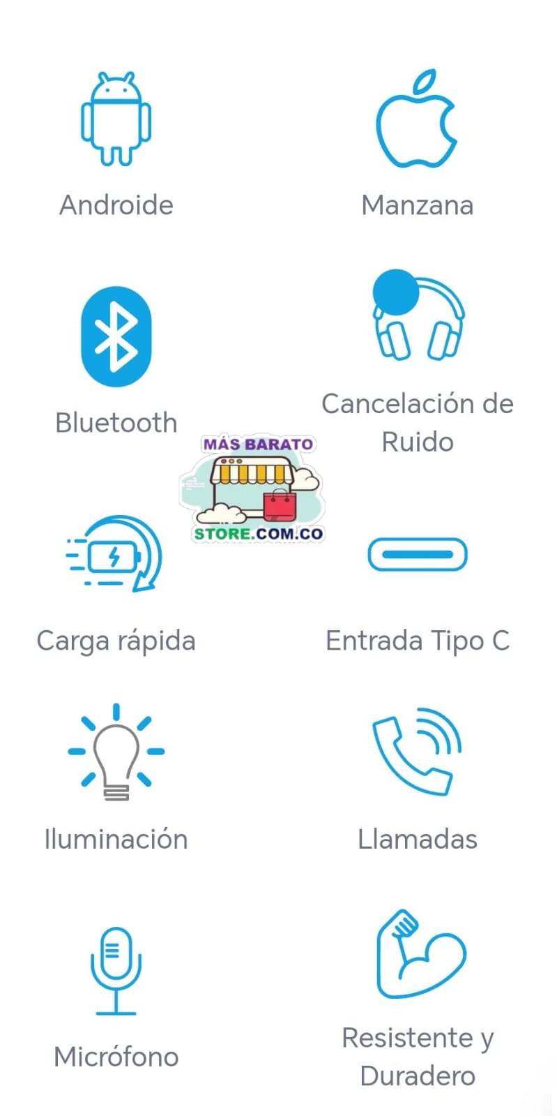 Audífonos Tune Pro IG-9 con Pantalla Marca iGoma Original.