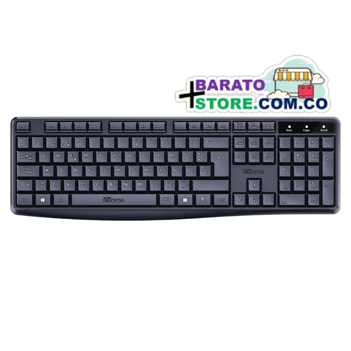 Teclado y Mouse Inalámbrico AN-100 Marca iGoma Original.