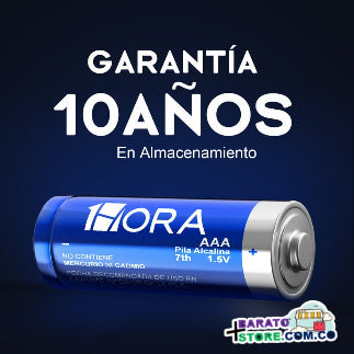 Pilas Alcalinas AAA GAR135 marca 1Hora