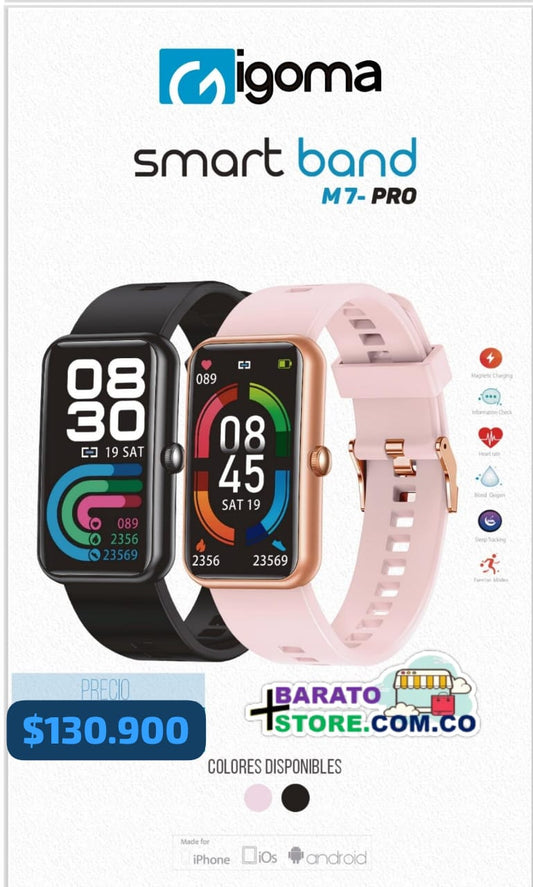 Smart Band inteligente M7-Pro Marca iGoma Original.