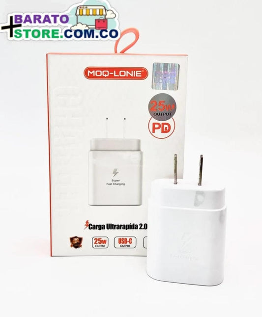 Base De Carga Moq Lonie 25W Ultra Rapida 2.0 MCR-018 Tipo C.