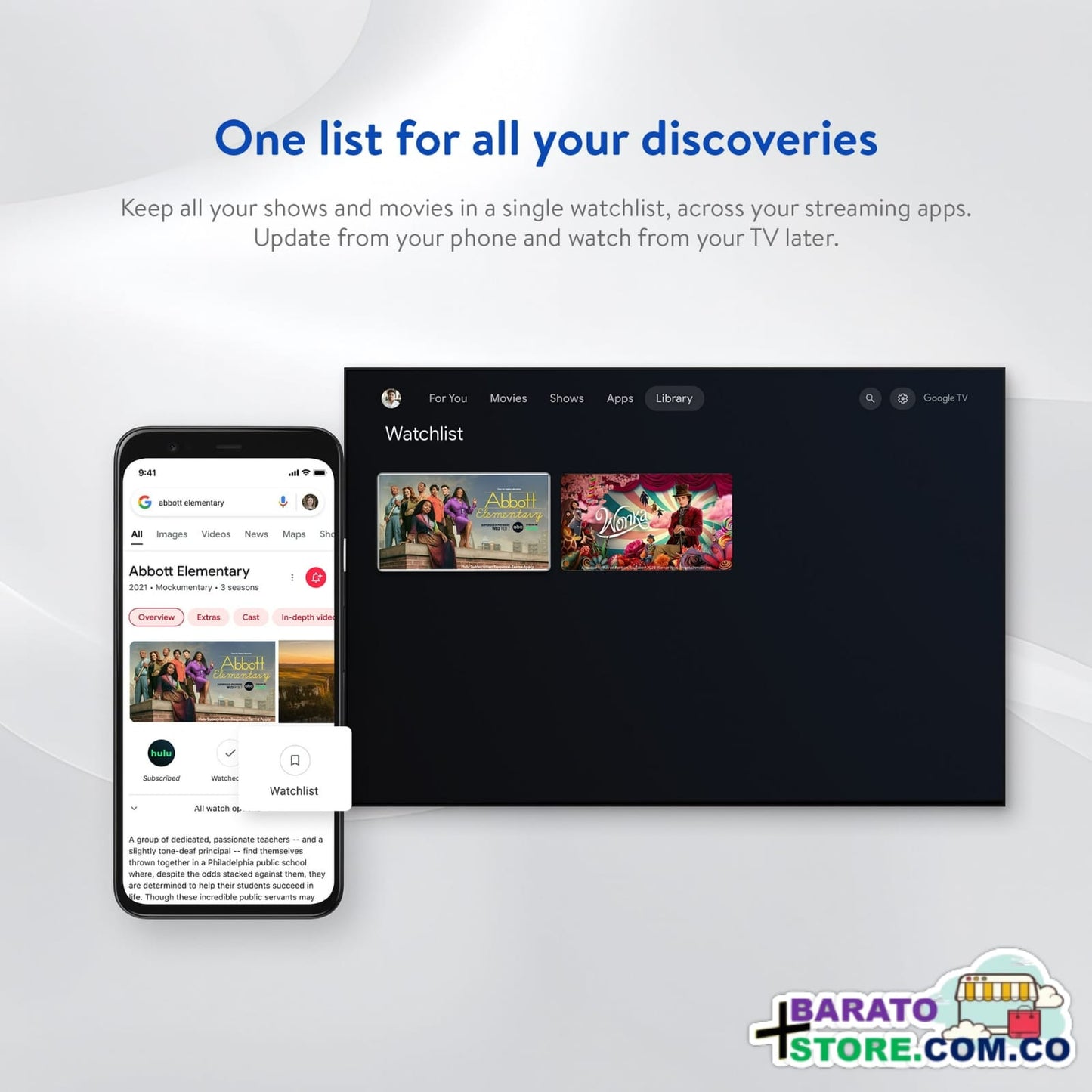 Nuevo Onn Google TV 4K Plus UHD, version 2025, Programado para Colombia.