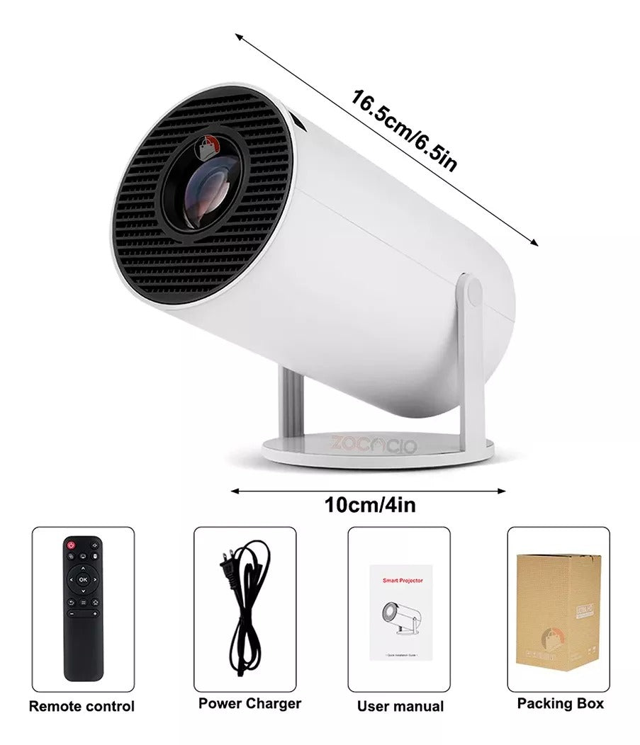 Combo Proyector Led HY300-1 + Barra de Sonido OKEY V-70 Surround 360.