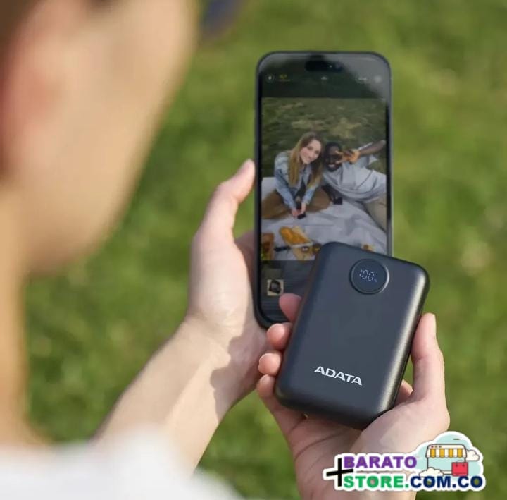 Power Bank C100 ADATA 10.000 mAh. Con pantalla digital.