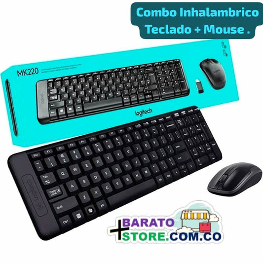 Combo Inalámbrico Logitech Mk220, Teclado Compacto Y Mouse