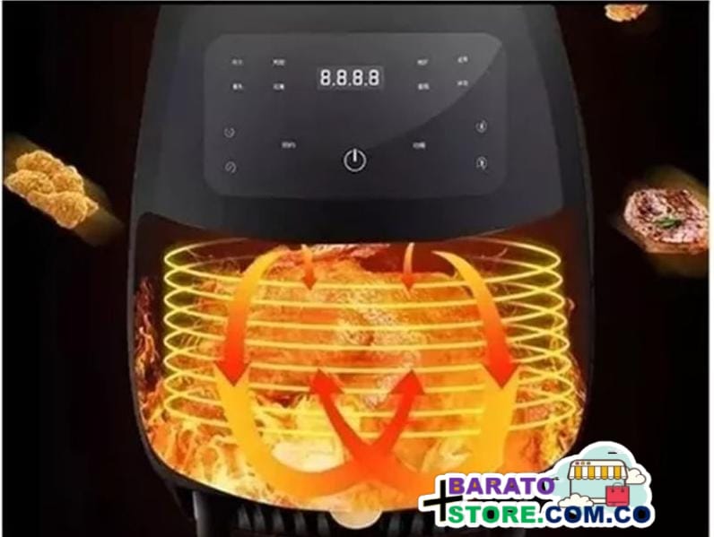 Freidora de aire Silver Crest de 6 Litros 2400W.