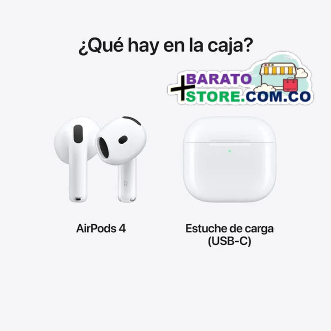 AirPods 4 (1.1) con cancelación activa de ruido.