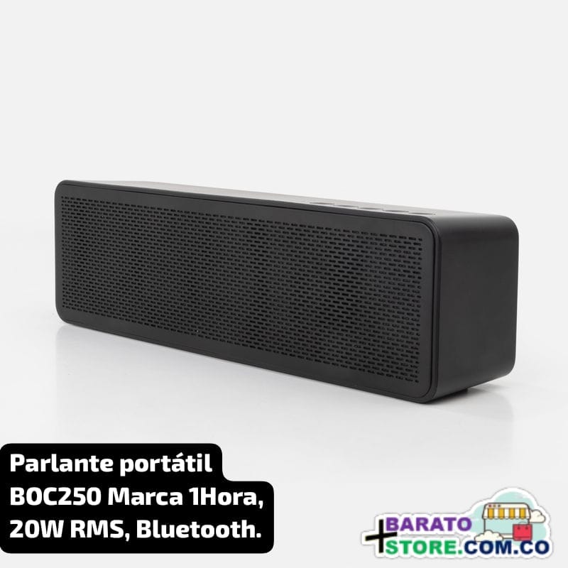Speaker portátil BOC250 Marca 1Hora, 20W RMS, Bluetooth.