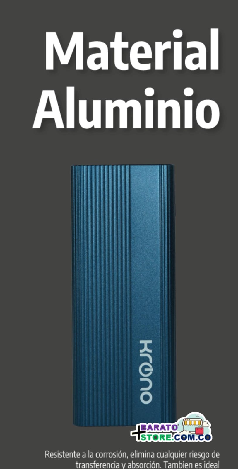 Power Bank M-15 10.000 mAh marca Krono Original.