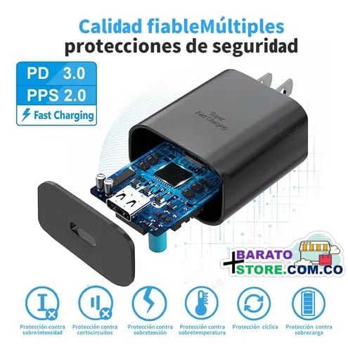 Cargador De Pared Samsung Galaxy 45W TIPO C.