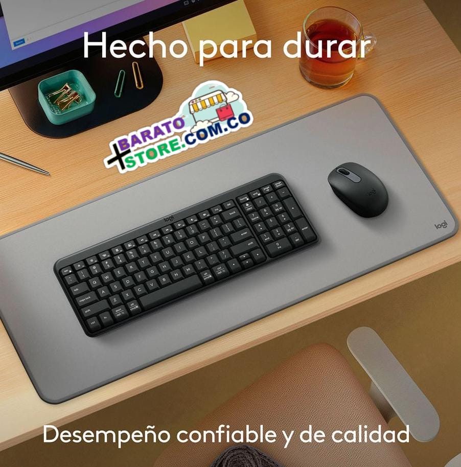 Teclado Inalámbrico Bluetooth, Marca Logitech K250 con Diseño Compacto.