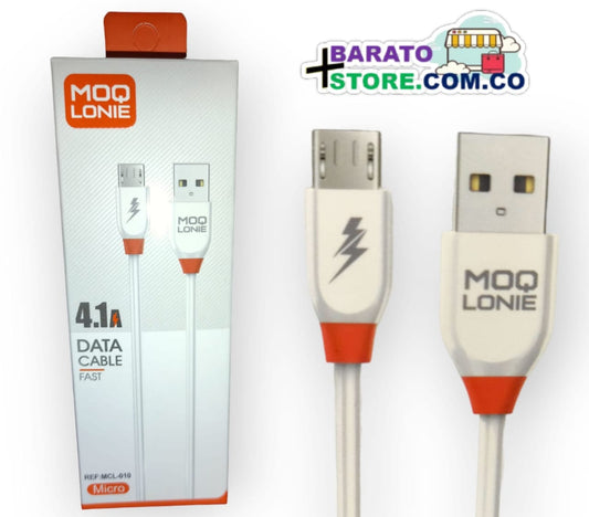 Cable MOQ LONIE V8 2 METROS CERTIFICADO