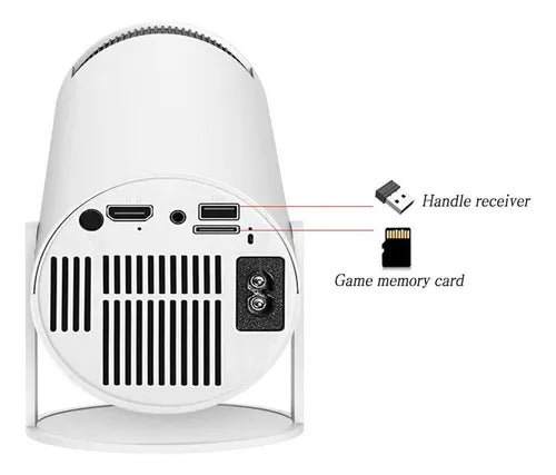 Proyector X10 Plus - Consola De Juegos Retro Con Proyector,