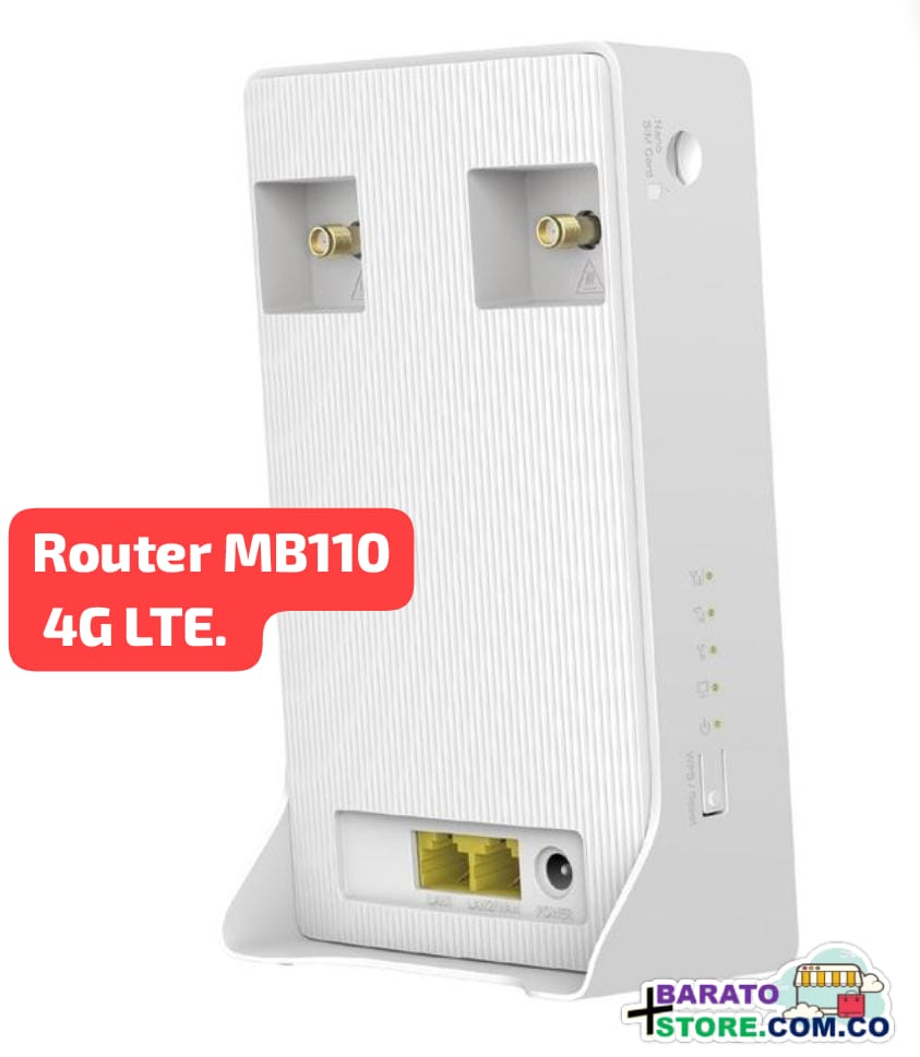 Router MB110
 4G LTE. (Programado para cualquier operador en Colombia).