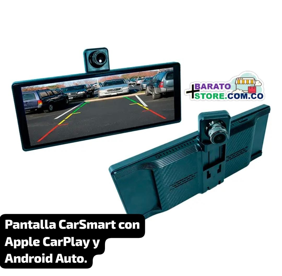 Pantalla CarSmart con Apple CarPlay y Android Auto.