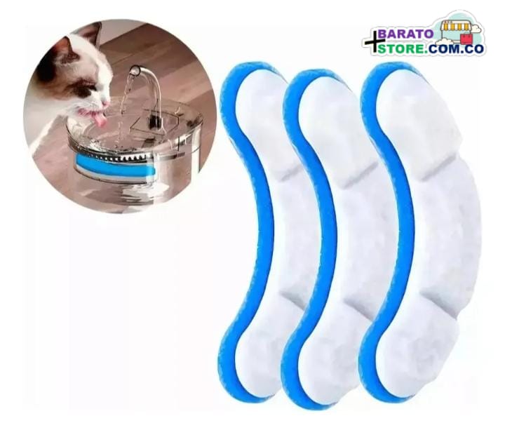 Bebedero fuente de Agua para gatos con sensor de movimiento.