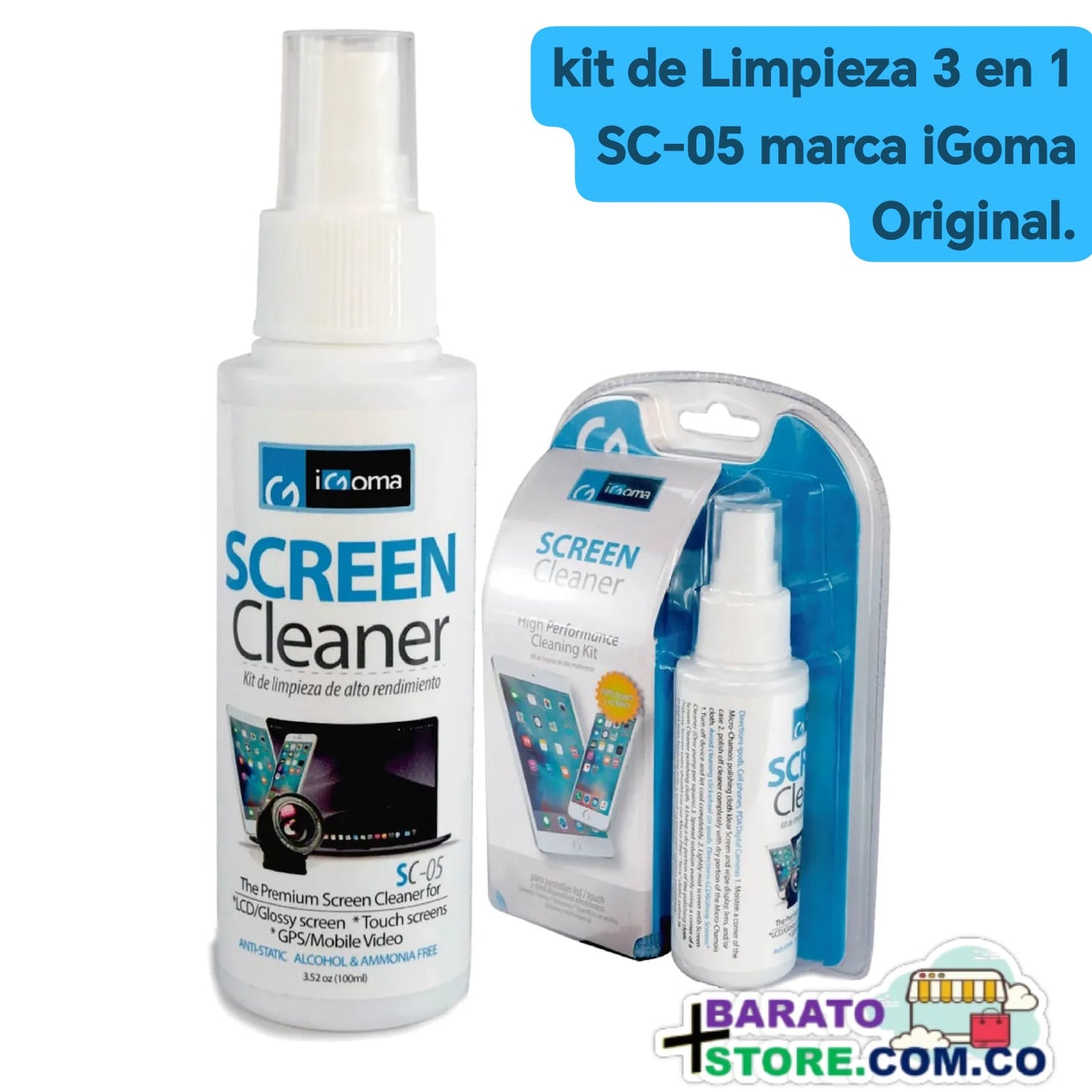 kit de Limpieza 3 en 1 SC-05 marca iGoma Original.