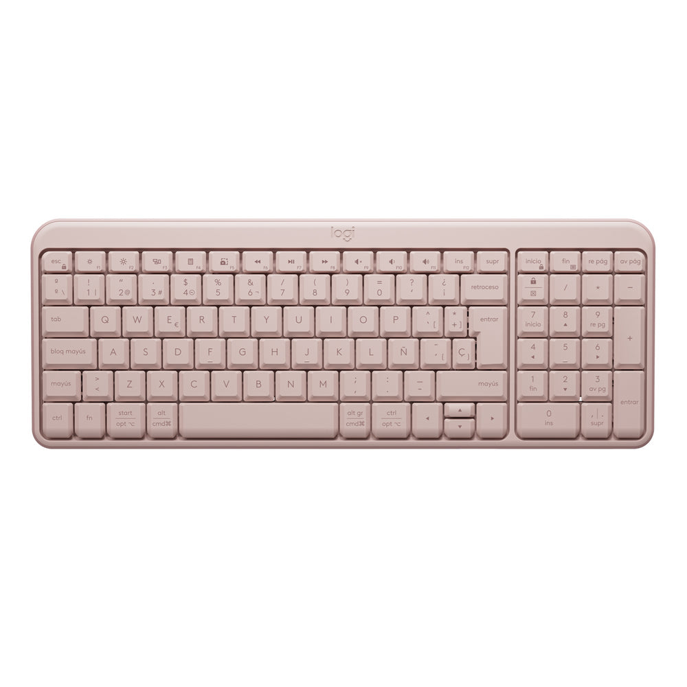 Teclado Inalámbrico Bluetooth, Marca Logitech K250 con Diseño Compacto.