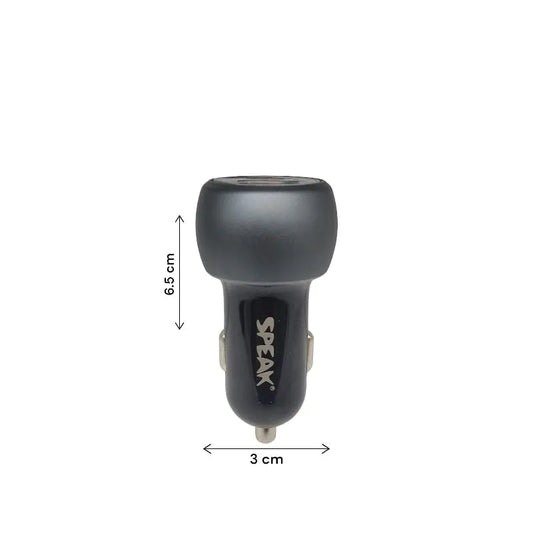 SPEAK Cardador de carro 20W (Puertos USB+C)
