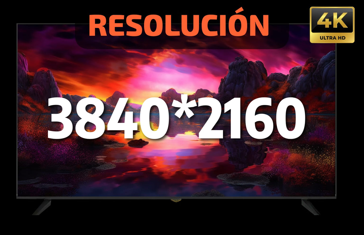 Smart TV D-LED 50" Marca Krono. KTH-5000.
