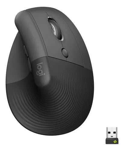 Mouse Ergonómico Logitech Lift Vertical Avanzado, Grafito