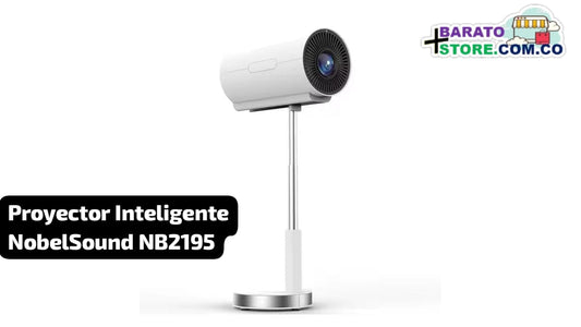 Combo Proyector Inteligente NobelSound NB2195 + Barra de sonido OKEY V-70 Surround 360.