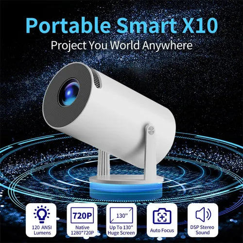Proyector X10 Plus - Consola De Juegos Retro Con Proyector,