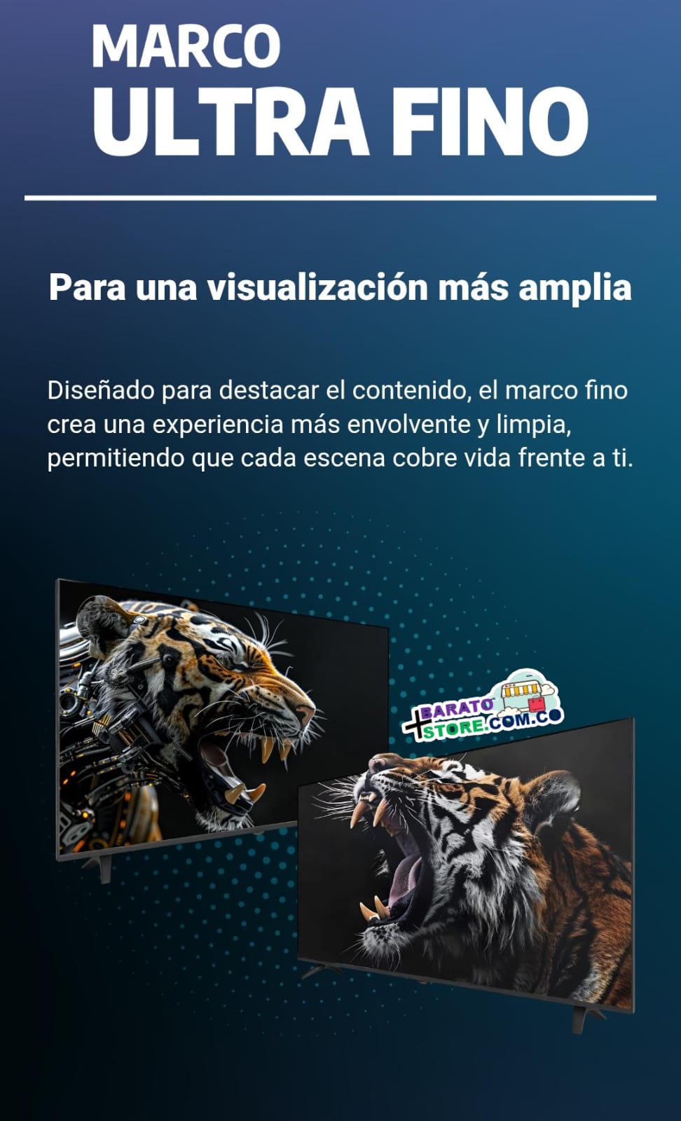 Smart TV D-LED 50" Marca Krono. KTH-5000.