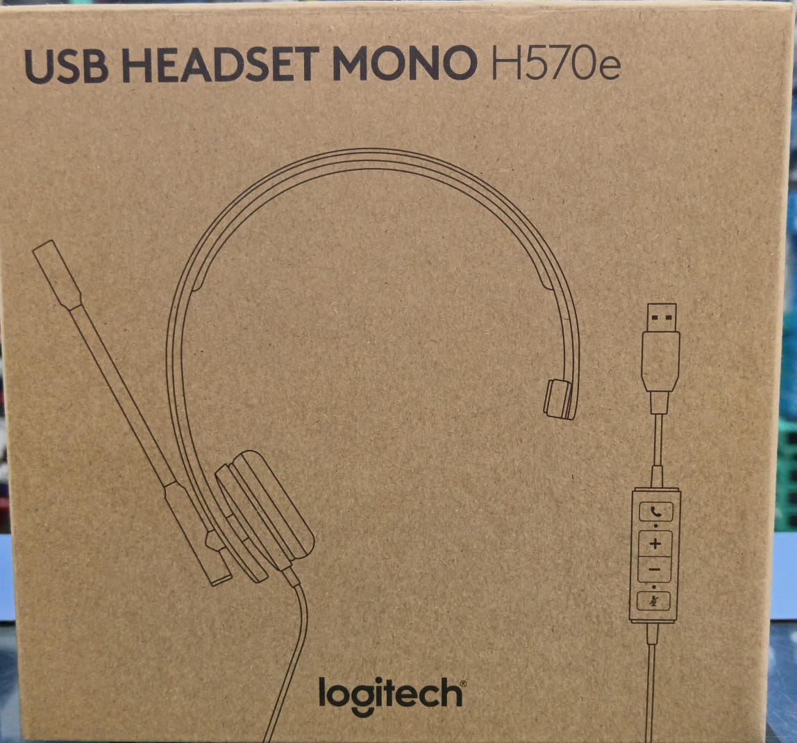 Diadema Usb Logitech H570e Monoaural.